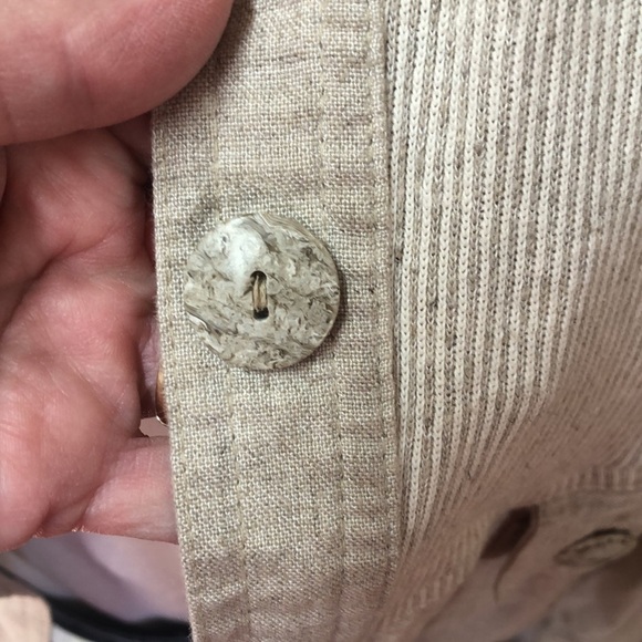 Mzm Tan Jacket Lightweight Sz Medium Made in USA - Picture 4 of 11